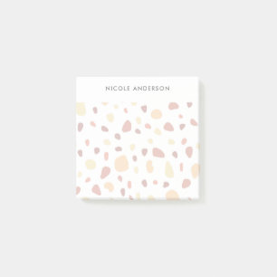 Yellow Orange Terracotta Personalised Post-it Notes