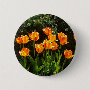 Yellow Orange Tulips button