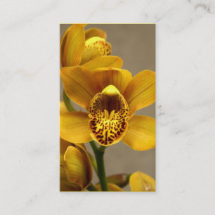 Yellow Orchid business cards