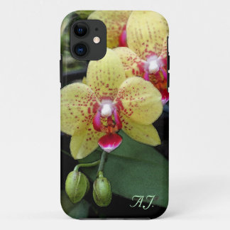 Yellow orchid flowers personal iphone 5 case