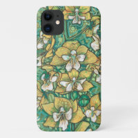 Yellow Orchid Tropical Flowers Floral Painting