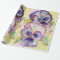 Yellow Pansy Pink Yellow Spring flowers Watercolor