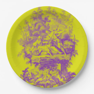 Yellow Paper Plate