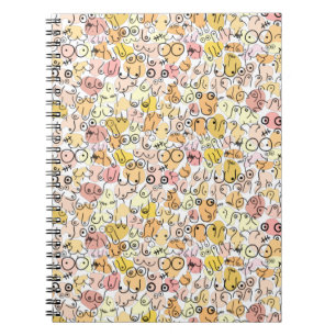 yellow pastel woman notebook