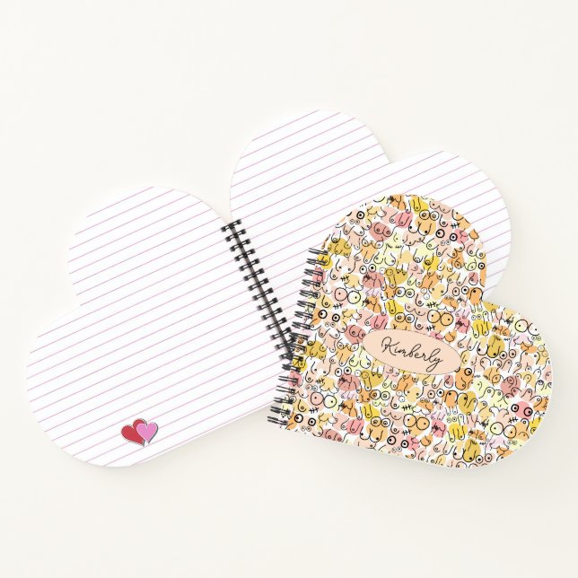 yellow pastel woman notebook (Inside)