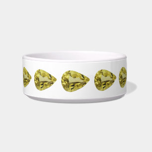 Yellow Pear-cut Bowl