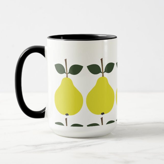 Yellow Pears Mug (Left)