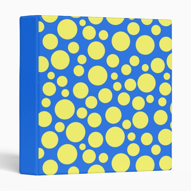 Yellow peas on a sky blue background binder (Front/Spine)