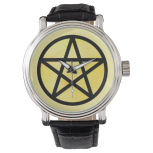 Yellow Pentacle Watch by Michael A. Giza