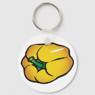 Yellow Pepper Keychain