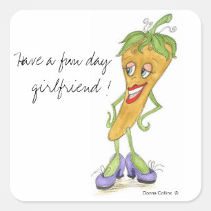 Yellow pepper sticker