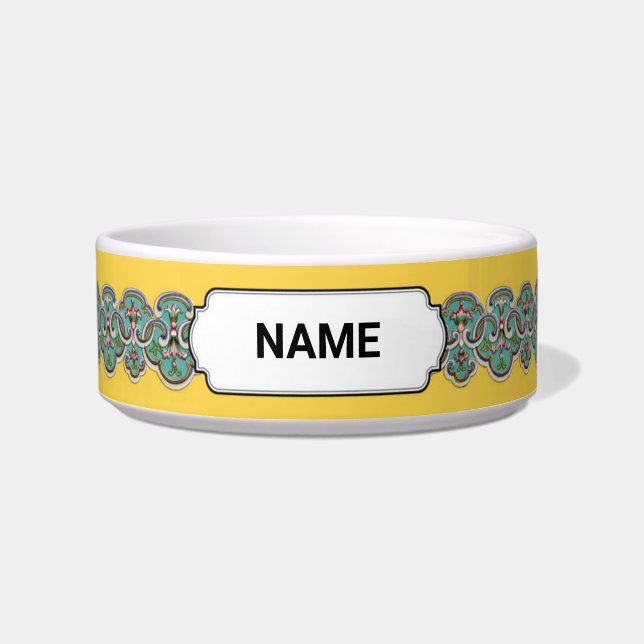 Yellow Pet Bowl (Front)