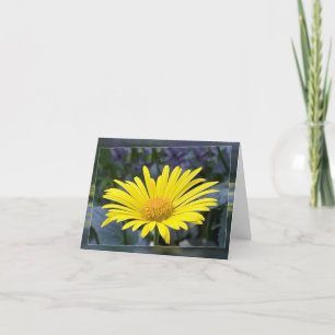 Yellow petals holiday card