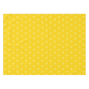 Yellow Pineapple Slices Pattern Tablecloth