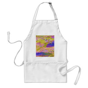 Yellow Pink Blue Crush Apron - Customizable