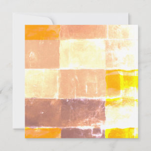 Yellow Plaid Peach Announcement