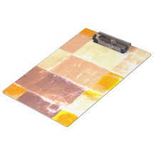 Yellow Plaid Peach