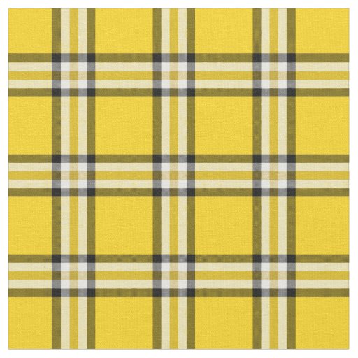 Yellow and store black tartan kilt