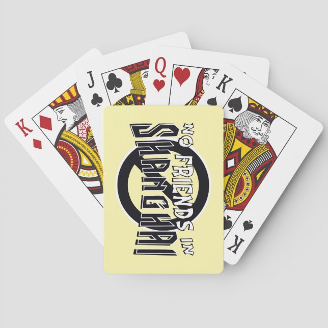 YELLOW Playing Cards for Shanghai Rummy (Back)