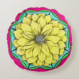YELLOW POINSETTIA Pillow