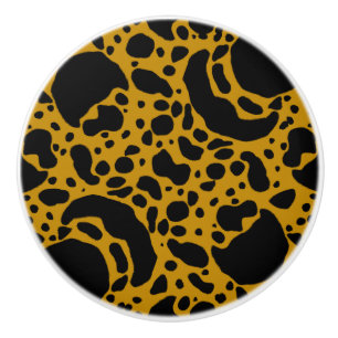 Yellow Poison Dart Frog Ceramic Knob