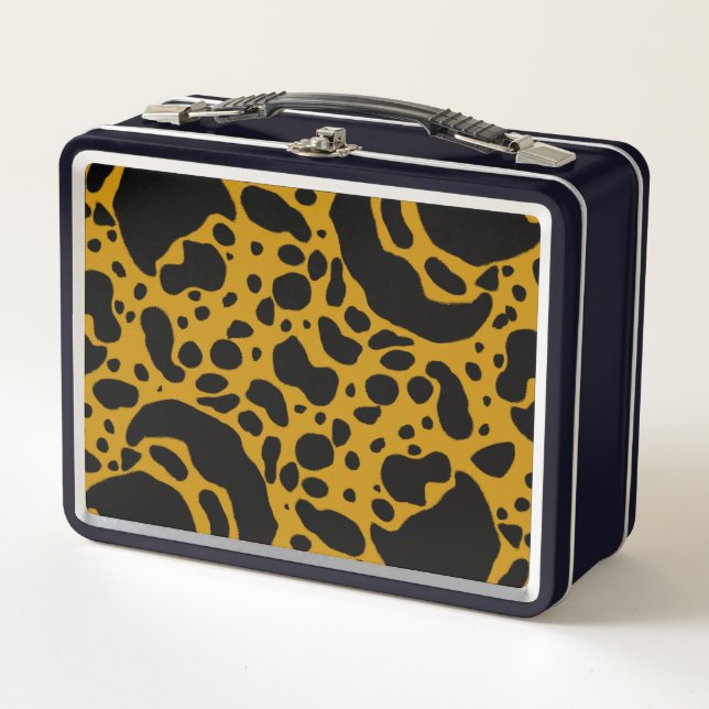 Yellow Poison Dart Frog Metal Lunch Box (Front)