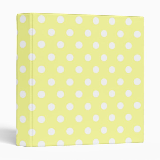 Yellow polka dot binder (Front/Spine)