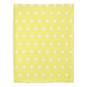 Yellow Polka Dot Duvet Cover