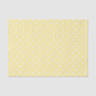 Yellow Polka Dot Pattern Tissue Paper