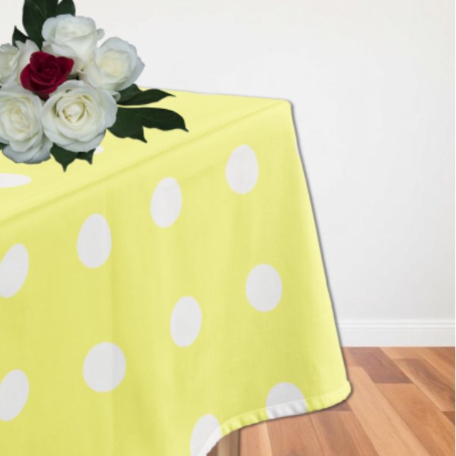 Yellow Polka Dot Tablecloth (Creator Uploaded)
