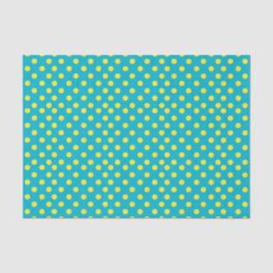 Yellow Polka Dots   DIY Background Colours Tissue Paper