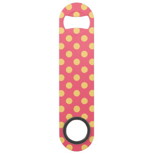 Yellow polka dots on coral bar key