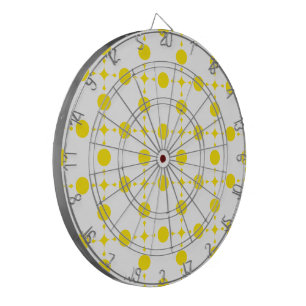 Yellow Polka Dots, Polka Dot Pattern, Dots, Dotted Dartboard