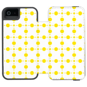 Yellow Polka Dots, Polka Dot Pattern, Dots, Dotted Incipio Watson™ iPhone 5 Wallet Case