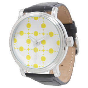 Yellow Polka Dots, Polka Dot Pattern, Dots, Dotted Watch