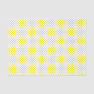 Yellow Polka Dots Tissue Paper