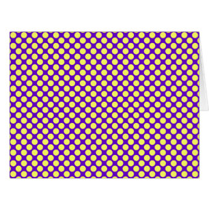 Yellow Polka Dots with Purple Background STaylor