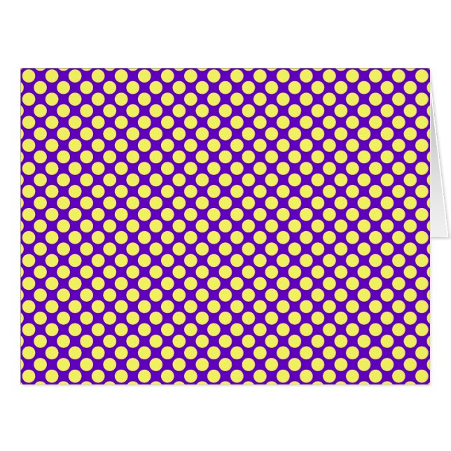 Yellow Polka Dots with Purple Background STaylor (Front Horizontal)