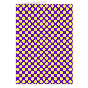 Yellow Polka Dots with Purple Background STaylor