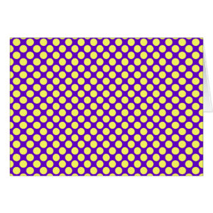 Yellow Polka Dots with Purple Background STaylor