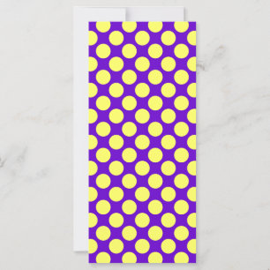 Yellow Polka Dots with Purple Background STaylor