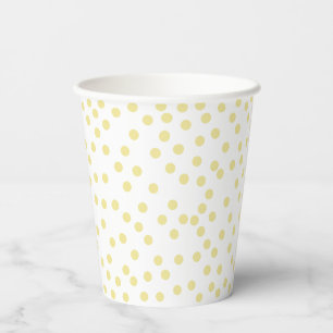Yellow Polkadot Paper cup