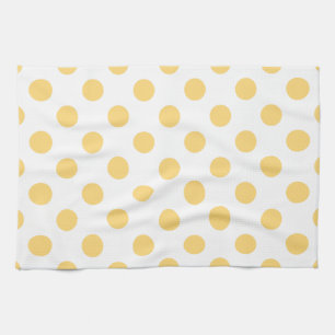 Yellow polkadots kitchen towel