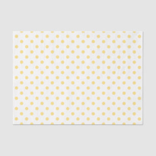 Yellow Polkadots Tissue Paper