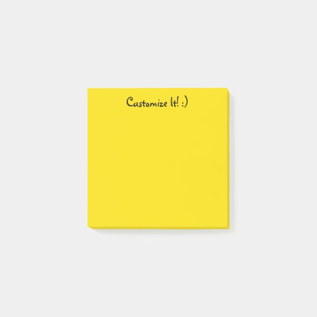 Yellow Post-it Notes (Front)