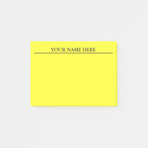 Yellow Post It Notes