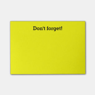 Yellow post-it notes   Custom office supplies