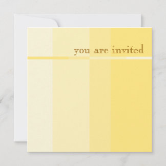 Yellow Progression Modern Party Invitation