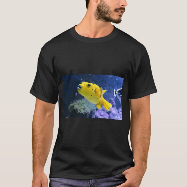Yellow puffer fish T-Shirt (Front)