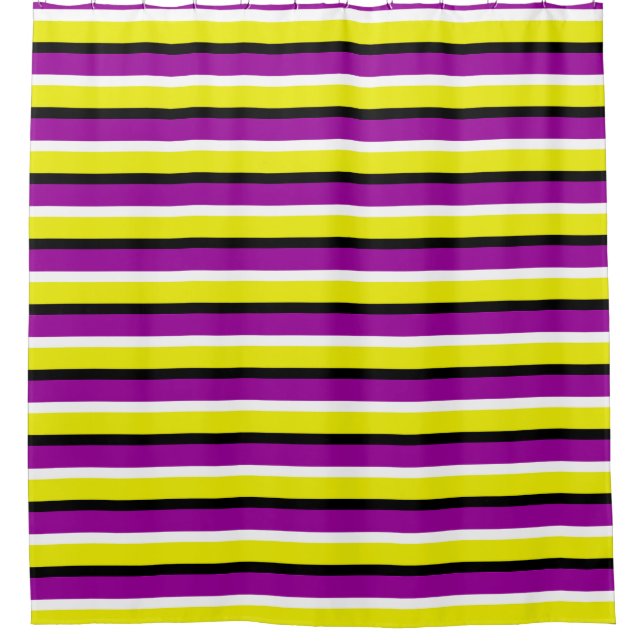 Yellow Purple Stripes Pattern (Front)